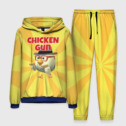 Мужской костюм с толстовкой 3D Chicken Gun с пистолетами