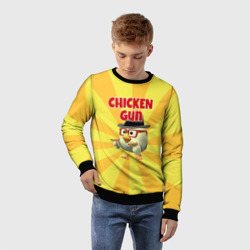 Детский свитшот 3D Chicken Gun с пистолетами - фото 2