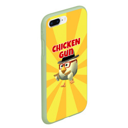 Чехол для iPhone 7Plus/8 Plus матовый Chicken Gun с пистолетами - фото 2