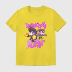 Мужская футболка хлопок Эволюция Котят Тёма и Мурка