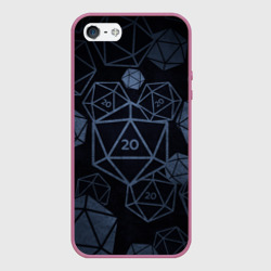 Чехол для iPhone 5/5S матовый Подземелья и драконы д20