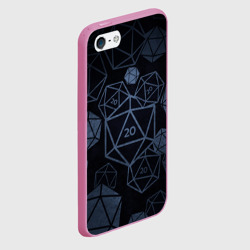 Чехол для iPhone 5/5S матовый Подземелья и драконы д20 - фото 2