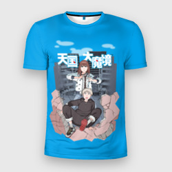 Мужская футболка 3D Slim Кируко и Мару - Великая небесная стена