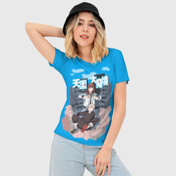 Женская футболка 3D Slim Кируко и Мару - Великая небесная стена - фото 2