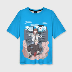 Женская футболка oversize 3D Кируко и Мару - Великая небесная стена