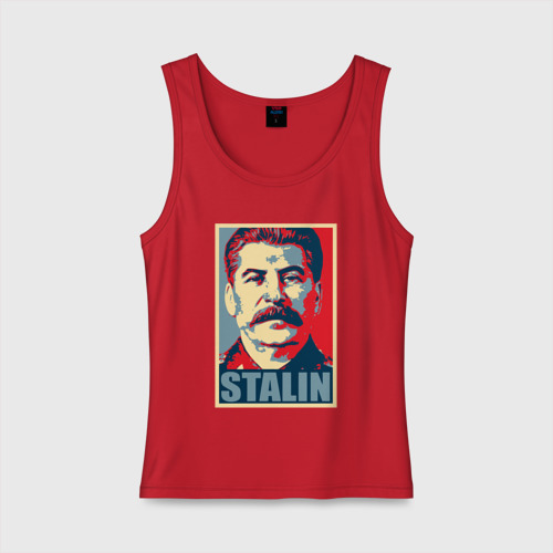 Женская майка хлопок Stalin USSR, цвет красный