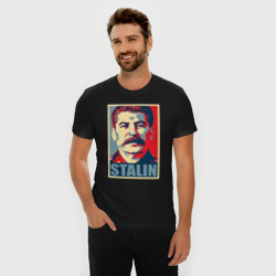 Мужская футболка хлопок Slim Stalin USSR - фото 2