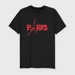 Мужская футболка хлопок Slim Paris love
