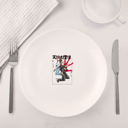 Набор: тарелка + кружка Мару и Кируко - Аниме Великая небесная стена - фото 2