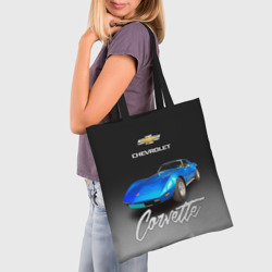 Шоппер 3D Синий Chevrolet Corvette 70-х годов - фото 2