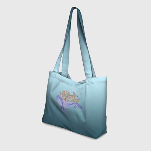 Пляжная сумка 3D Сказочный кит - фото 3