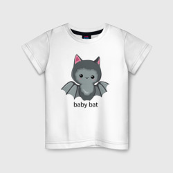 Детская футболка хлопок Baby bat - cutie