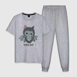 Мужская пижама хлопок Baby bat - cutie