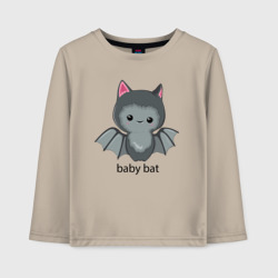 Детский лонгслив хлопок Baby bat - cutie