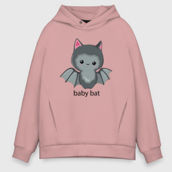 Мужское худи Oversize хлопок Baby bat - cutie