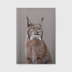 Обложка для автодокументов Рысь дикая кошка