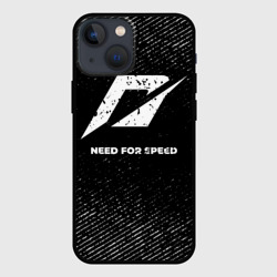 Чехол для iPhone 13 mini Need for Speed с потертостями на темном фоне