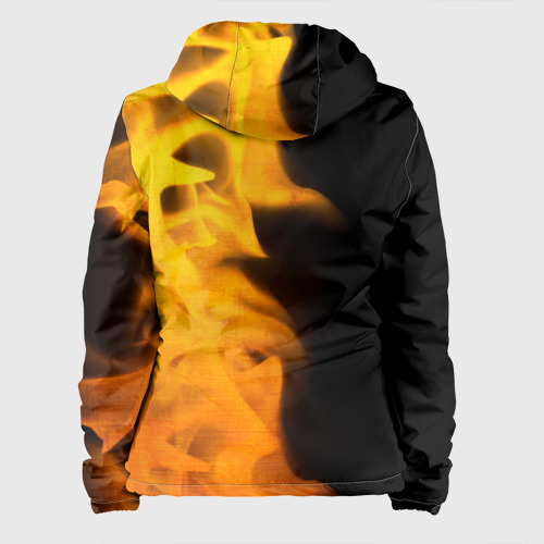 Женская куртка 3D Apex Legends - gold gradient: по-вертикали, цвет черный - фото 2