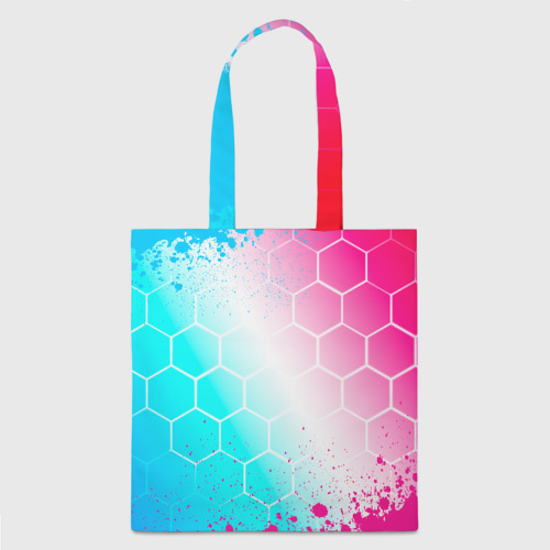 Шоппер 3D Sally Face neon gradient style - фото 2