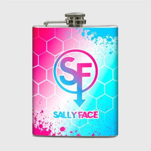 Фляга Sally Face neon gradient style