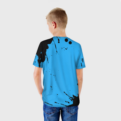 Детская футболка 3D Ярик космонавт футболист, цвет 3D печать - фото 4