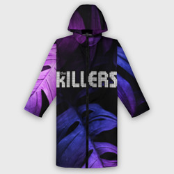 Женский дождевик 3D The Killers neon monstera