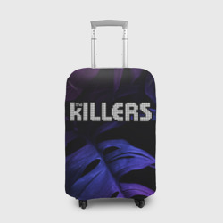 Чехол для чемодана 3D The Killers neon monstera
