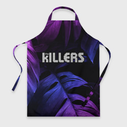 Фартук 3D The Killers neon monstera