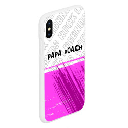 Чехол для iPhone XS Max матовый Papa Roach rock Legends: символ сверху - фото 2