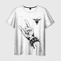 Мужская футболка 3D Bon Jovi и рок символ