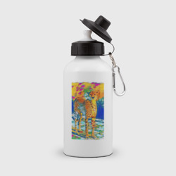 Бутылка спортивная Абстрактный гепард