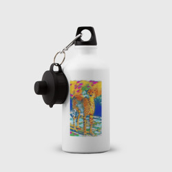 Бутылка спортивная Абстрактный гепард - фото 2