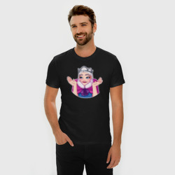 Мужская футболка хлопок Slim Снежная королева без понятия - фото 2