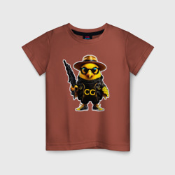 Детская футболка хлопок Chicken Gun abris