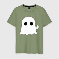 Мужская футболка хлопок Hello ghost