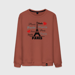 Мужской свитшот хлопок Paris love