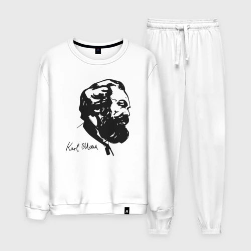 Мужской костюм хлопок Karl Marx