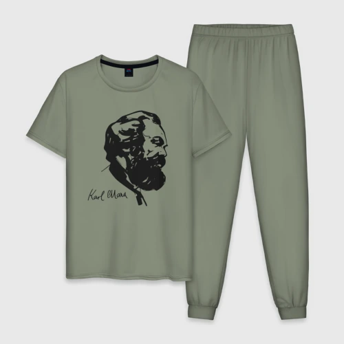 Мужская пижама хлопок Karl Marx