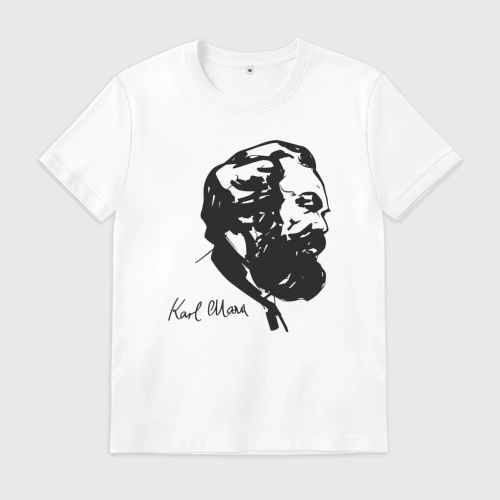 Мужская футболка хлопок Karl Marx
