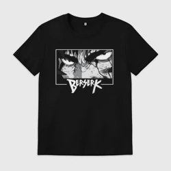 Мужская футболка хлопок Ярость Гатса аниме