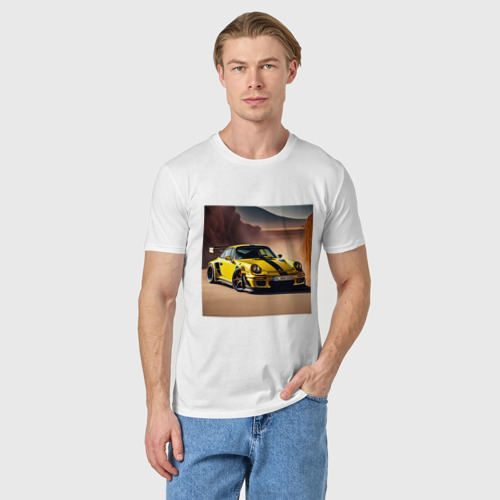 Мужская футболка хлопок Porsche 911 - фото 3