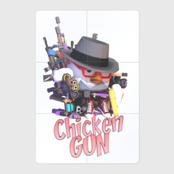 Магнитный плакат 2Х3 Chicken Gun Game