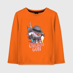 Детский лонгслив хлопок Chicken Gun Game