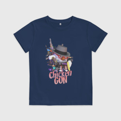 Детская футболка хлопок Chicken Gun Game