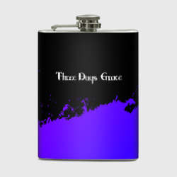 Фляга Three Days Grace purple grunge