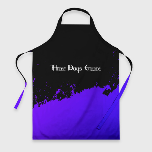 Фартук 3D Three Days Grace purple grunge