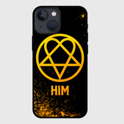 Чехол для iPhone 13 mini HIM - gold gradient