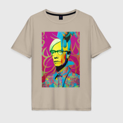 Мужская футболка хлопок Oversize Andy Warhol - pop art