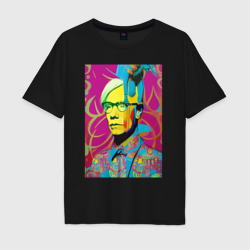 Мужская футболка хлопок Oversize Andy Warhol - pop art