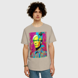 Мужская футболка хлопок Oversize Andy Warhol - pop art - фото 2